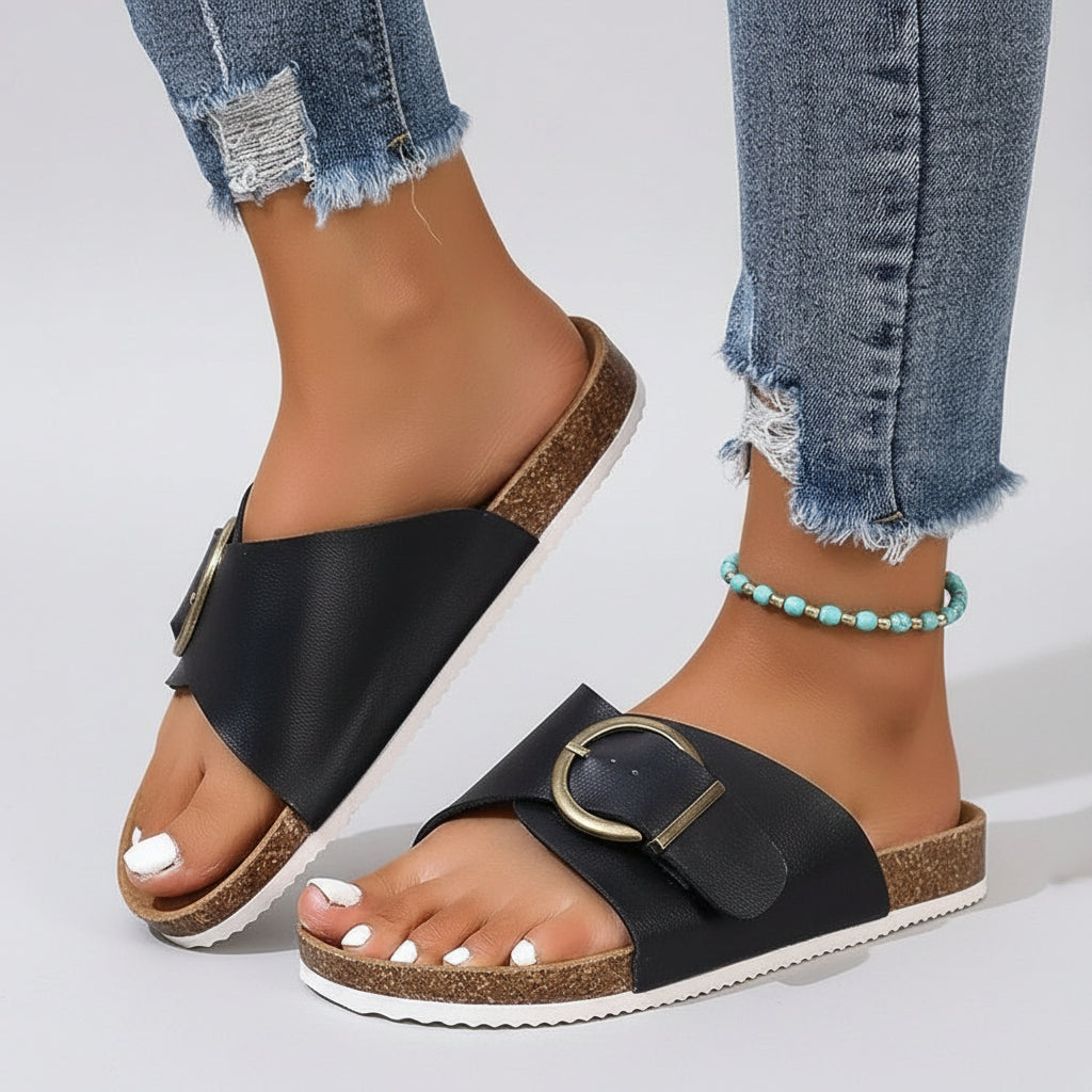Lila | Sandalias con hebilla