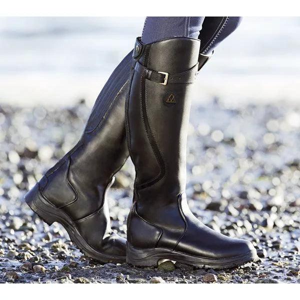Lavinia | Botas de equitación de cuero impermeable